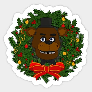 Freddy Wreath Sticker